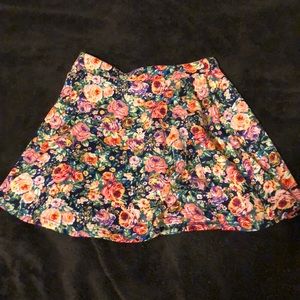 Floral skirt .